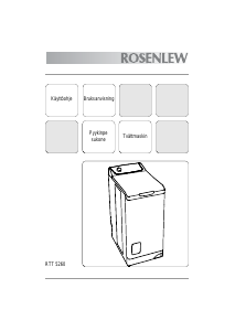 Käyttöohje Rosenlew RTT5260 Pesukone