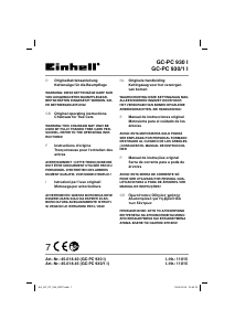 Manual Einhell GC-PC 930 I Chainsaw