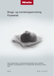 Brugsanvisning Miele F 31202 Ui-1 Fryser