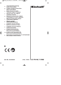 Manual de uso Einhell GC-PM 46/1 S B&S Cortacésped
