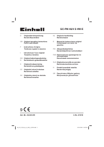 Bedienungsanleitung Einhell GC-PM 46/4 S HW-E Rasenmäher