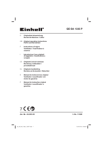 Manual de uso Einhell GE-SA 1335 P Escarificador