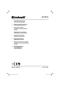 Manual de uso Einhell GC-PB 33 Soplador de hojas