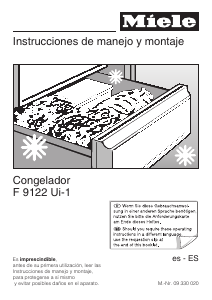 Manual de uso Miele F 9122 Ui-1 Congelador