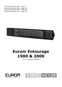 Manual Eurom Entourage 1500 Patio Heater