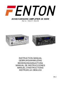 Handleiding Fenton AV430 Versterker