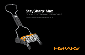 Manual Fiskars StaySharp Max Lawn Mower