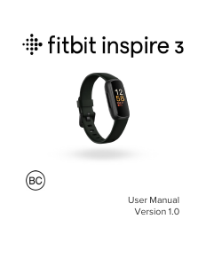 Manual Fitbit Inspire 3 Activity Tracker