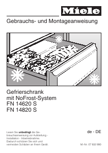 Bedienungsanleitung Miele FN 14620 S Gefrierschrank