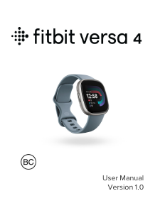 Manual Fitbit Versa 4 Smart Watch