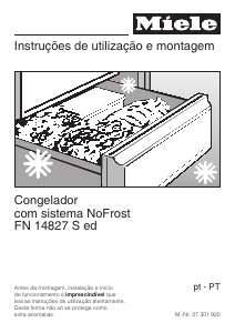 Manual Miele FN 14827 S ed Congelador
