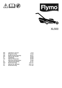 Bruksanvisning Flymo XL500 Gräsklippare