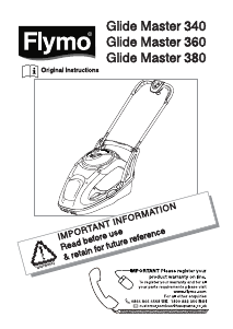 Manual Flymo Glide Master 340 Lawn Mower