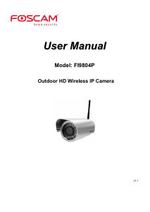 Handleiding Foscam FI9804P IP camera