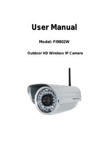 Handleiding Foscam FI9802W IP camera