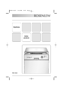 Käyttöohje Rosenlew RW3530 Astianpesukone