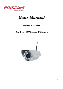 Handleiding Foscam FI9805P IP camera