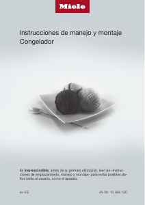 Manual de uso Miele FN 28263 ws Congelador