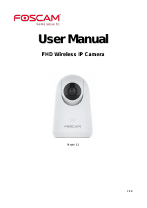 Handleiding Foscam X2 IP camera