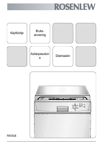 Käyttöohje Rosenlew RW3536 Astianpesukone