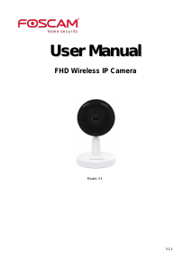 Handleiding Foscam X1 IP camera