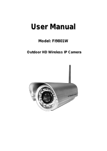 Handleiding Foscam FI9801W IP camera