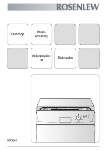 Käyttöohje Rosenlew RW3640 Astianpesukone