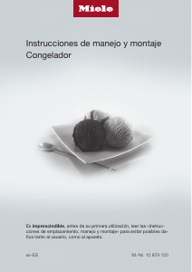 Manual de uso Miele FNS 28463 E bb Congelador