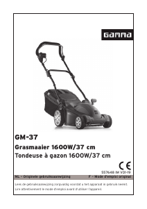 Handleiding Gamma GM-37 Grasmaaier