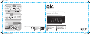 Kullanım kılavuzu OK OCR 161 PR Radyolu çalar saat