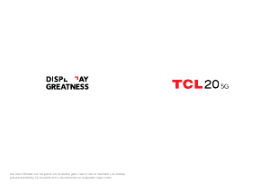 Handleiding TCL 20 5G Mobiele telefoon