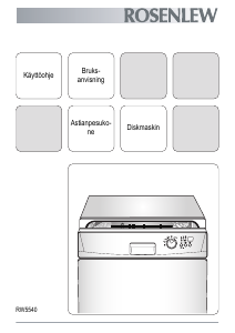 Bruksanvisning Rosenlew RW5540X Diskmaskin