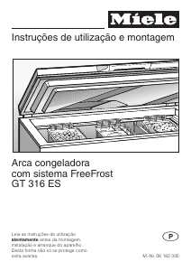 Manual Miele GT 316 ES Congelador