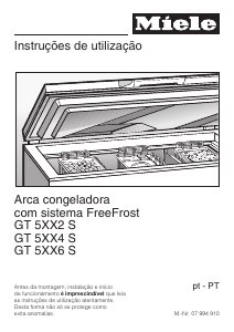 Manual Miele GT 5196 S Congelador