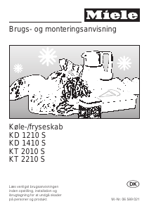 Brugsanvisning Miele KD 1410 S Køle-fryseskab