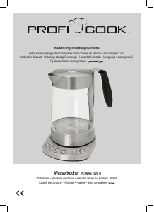 Instrukcja Proficook PC-WKS 1020 G Czajnik