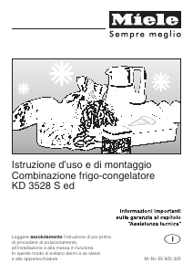 Manuale Miele KD 3528 S ed Frigorifero-congelatore