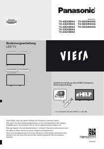 Bedienungsanleitung Panasonic TX-55EXW604S Viera LED fernseher