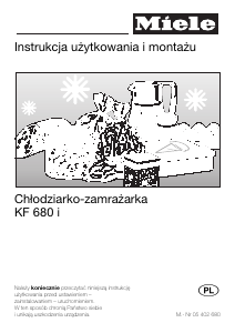 Instrukcja Miele KF 680 i Lodówko-zamrażarka