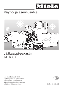 Käyttöohje Miele KF 680 i Jääkaappipakastin