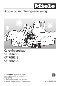 Brugsanvisning Miele KF 7662 S Køle-fryseskab