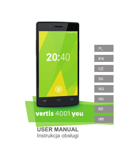 Manual Overmax Vertis 4001 You Mobile Phone