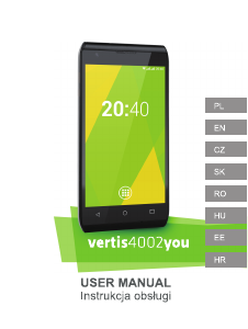 Manual Overmax Vertis 4002 You Mobile Phone
