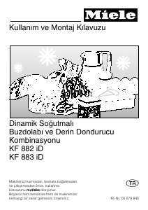 Kullanım kılavuzu Miele KF 883 i Donduruculu buzdolabı
