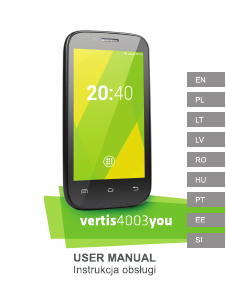 Manual Overmax Vertis 4003 You Mobile Phone
