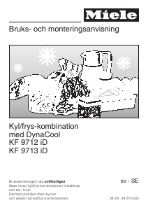 Bruksanvisning Miele KF 9712 iD Kyl-frys