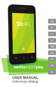 Instrukcja Overmax Vertis 4004 You Telefon komórkowy