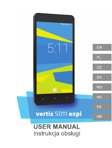 Instrukcja Overmax Vertis 5011 Expi Telefon komórkowy