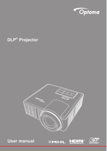 Manual Optoma GT750ST Projector