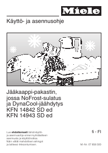 Käyttöohje Miele KFN 14842 SD Jääkaappipakastin